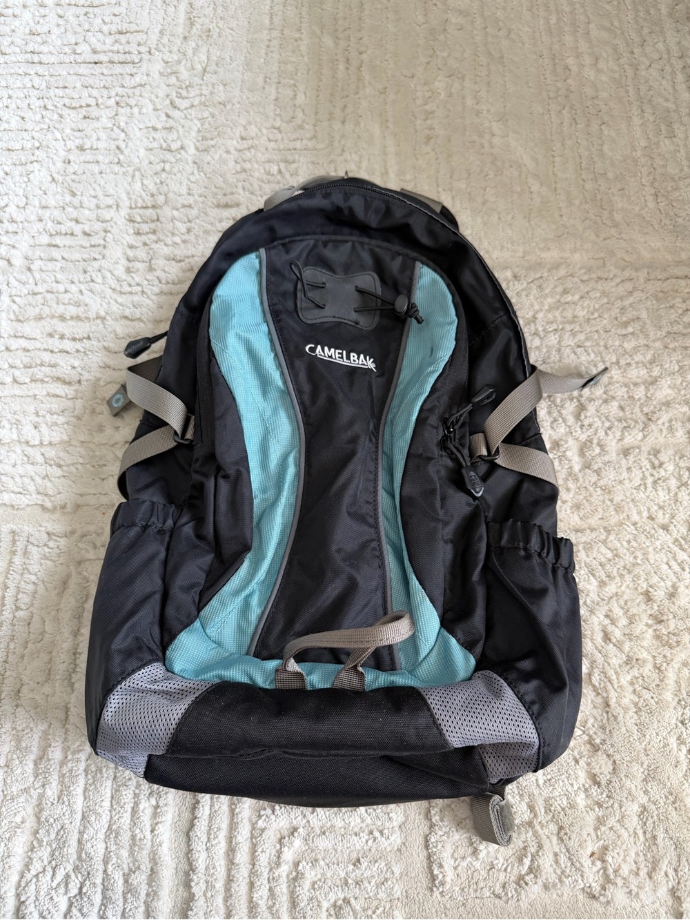 CamelBak Black and Teal Women's Hydration Backpack